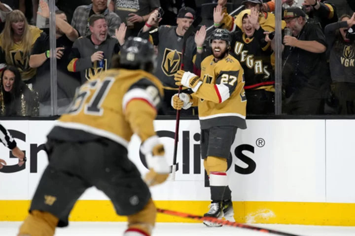 Golden Knights' Shea Theodore finds rhythm at right time to start Stanley Cup Final