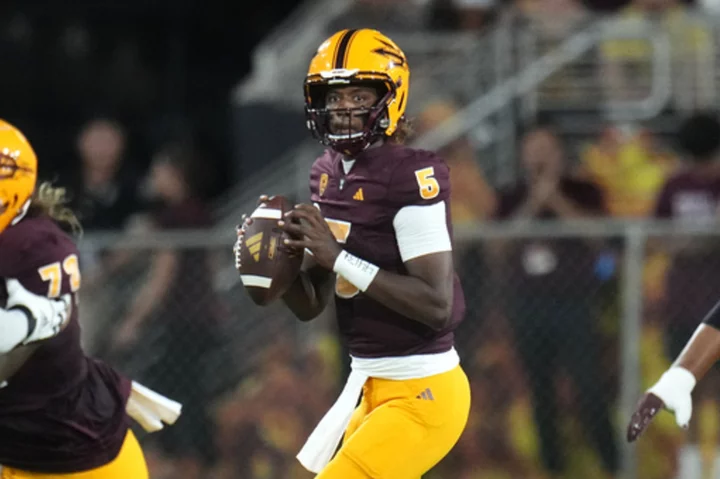 Rashada throws for two TDs, Arizona State earns storm-delayed 24-21 win over Southern Utah
