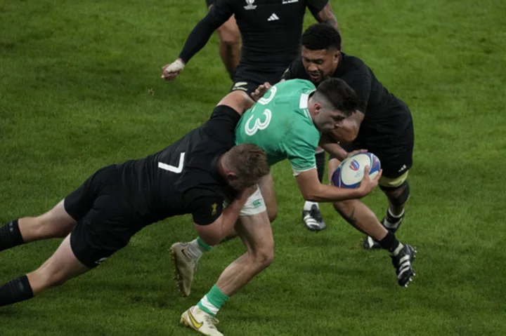 All Blacks defense coach proud after Ireland contained and stunned in World Cup quarters