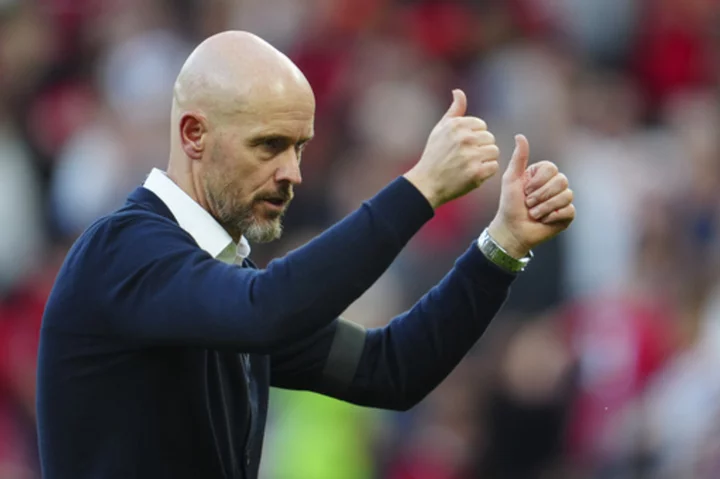 Man United manager Ten Hag demands action after late win against Brentford. Spurs top Premier League