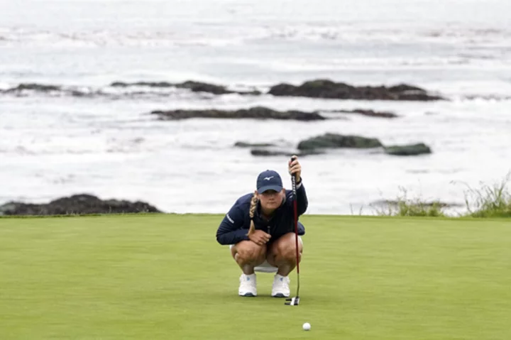 Bailey Tardy brings her best to Pebble Beach for 2-shot lead at US Women's Open