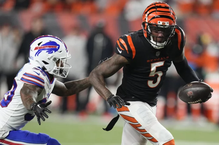 Bengals WR Tee Higgins, DE Sam Hubbard out for Sunday's game, WR Ja'Marr Chase is questionable