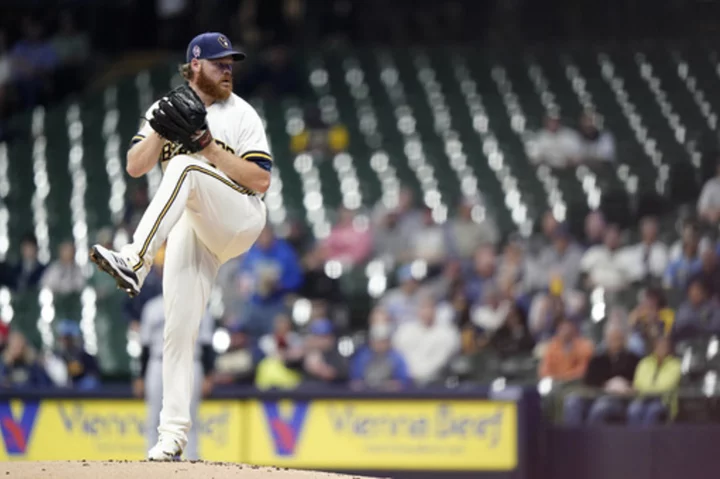 Brandon Woodruff tosses a 6-hitter as the Milwaukee Brewers pound the Miami Marlins 12-0