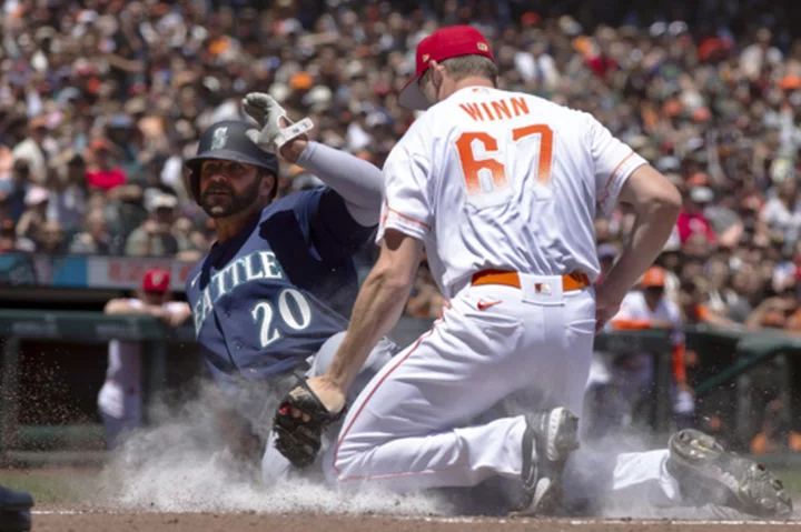 Gilbert pitches five-hit gem, Ford, Pollock homer in Mariners' 6-0 win over Giants