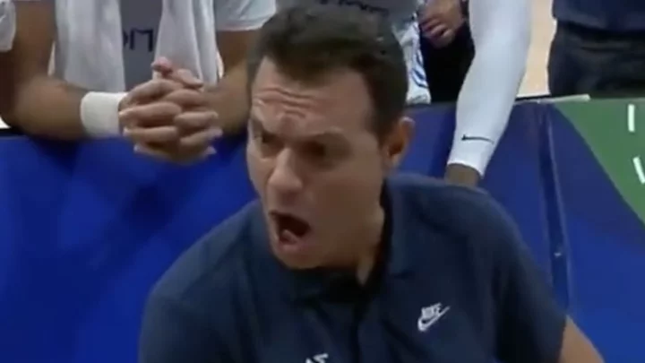 Here's Greece's Coach Screaming and Swearing During FIBA World Cup Loss to USA