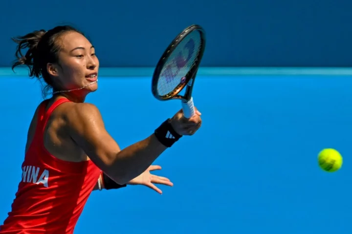 Zheng downs Sakkari to reach Zhengzhou last eight