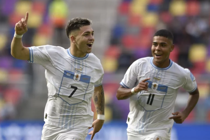 Uruguay tops Gambia at Under-20 World Cup, plays US in quarterfinals