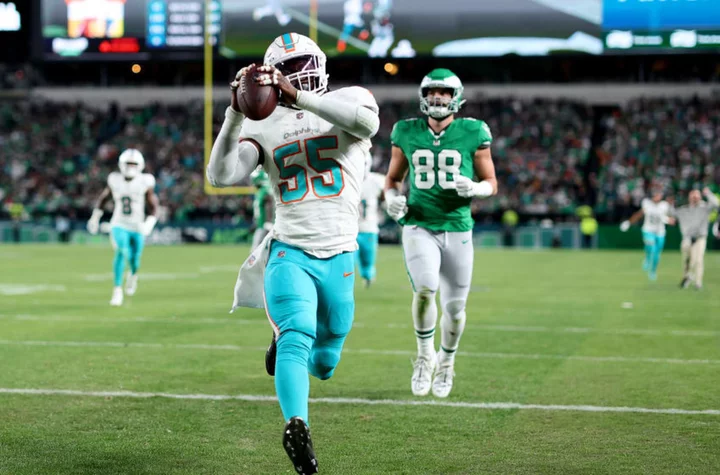 Jalen Hurts pick six was the ultimate “Ball Don’t Lie” moment for Dolphins