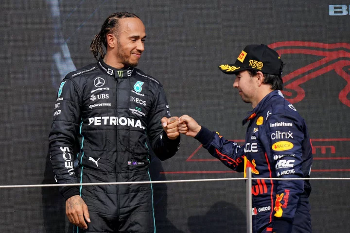 Lewis Hamilton: Red Bull chief’s comments about Sergio Perez are ‘unacceptable’