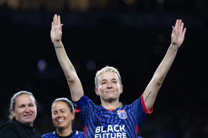 Megan Rapinoe honored by team OL Reign in front of record NWSL crowd of 34,130