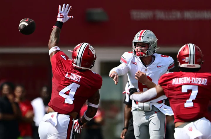 Kyle McCord has Ohio State fans in shambles with brutal start vs. Indiana