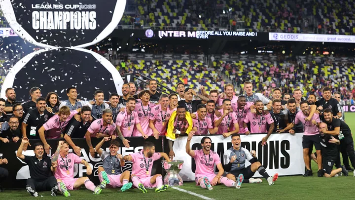 The best videos and celebrations from Lionel Messi and Inter Miami Leagues Cup final win