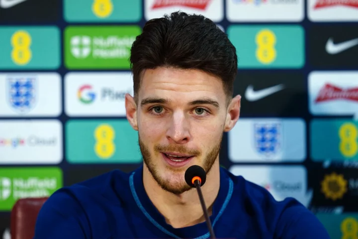 Declan Rice urges England to finish 2023 with a ‘bang’ in North Macedonia