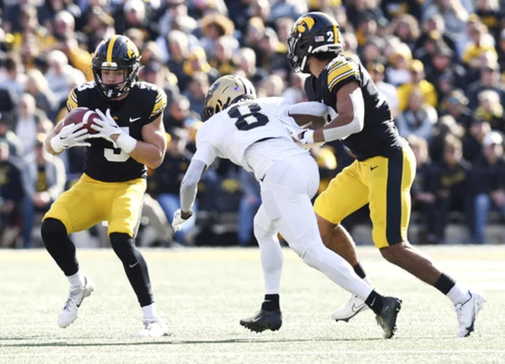 Kaleb Johnson returns from injury to rush for 134 yards in Hawkeyes' 20-14 win over Purdue