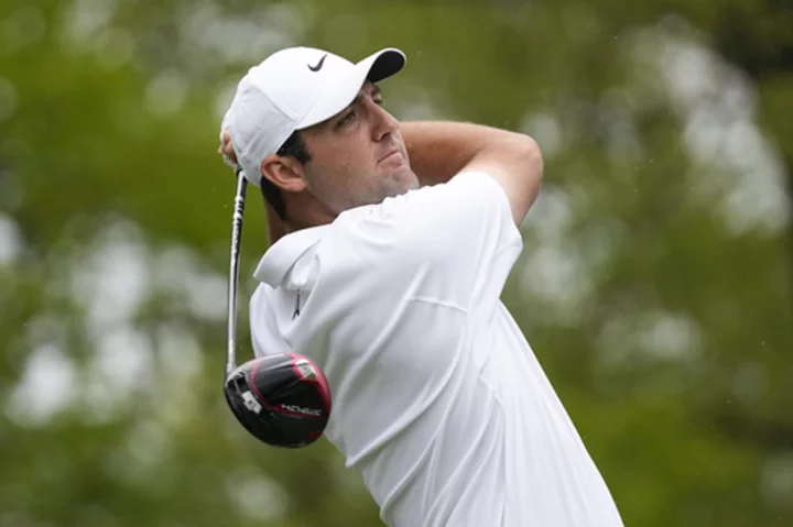 PGA Live Updates | Rain awaits leaders Scheffler, Hovland and Conners at soggy PGA Championship
