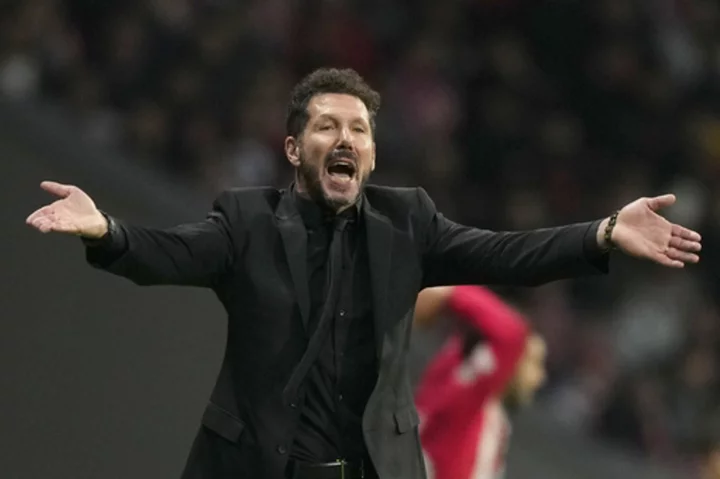 Atletico Madrid extends contract of coach Diego Simeone to 2027