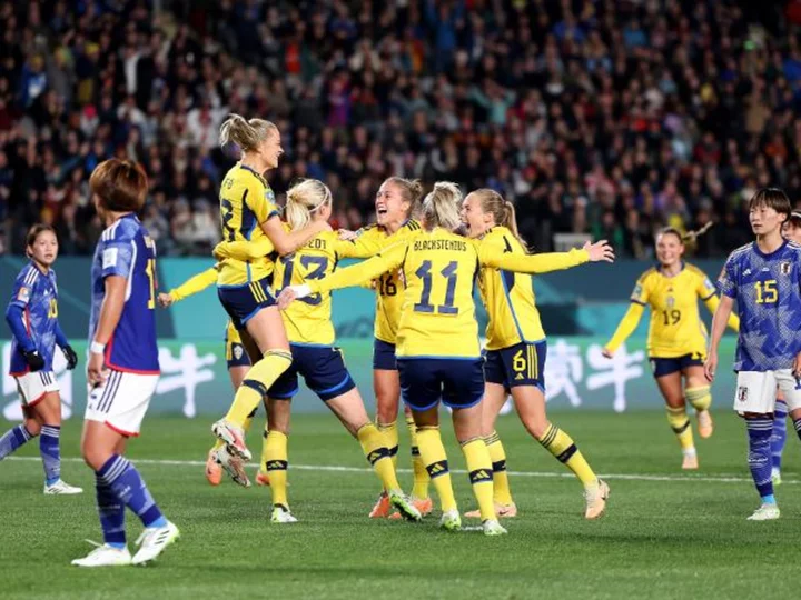 Women's World Cup: Sweden to play Spain in semifinals after impressive victory over Japan