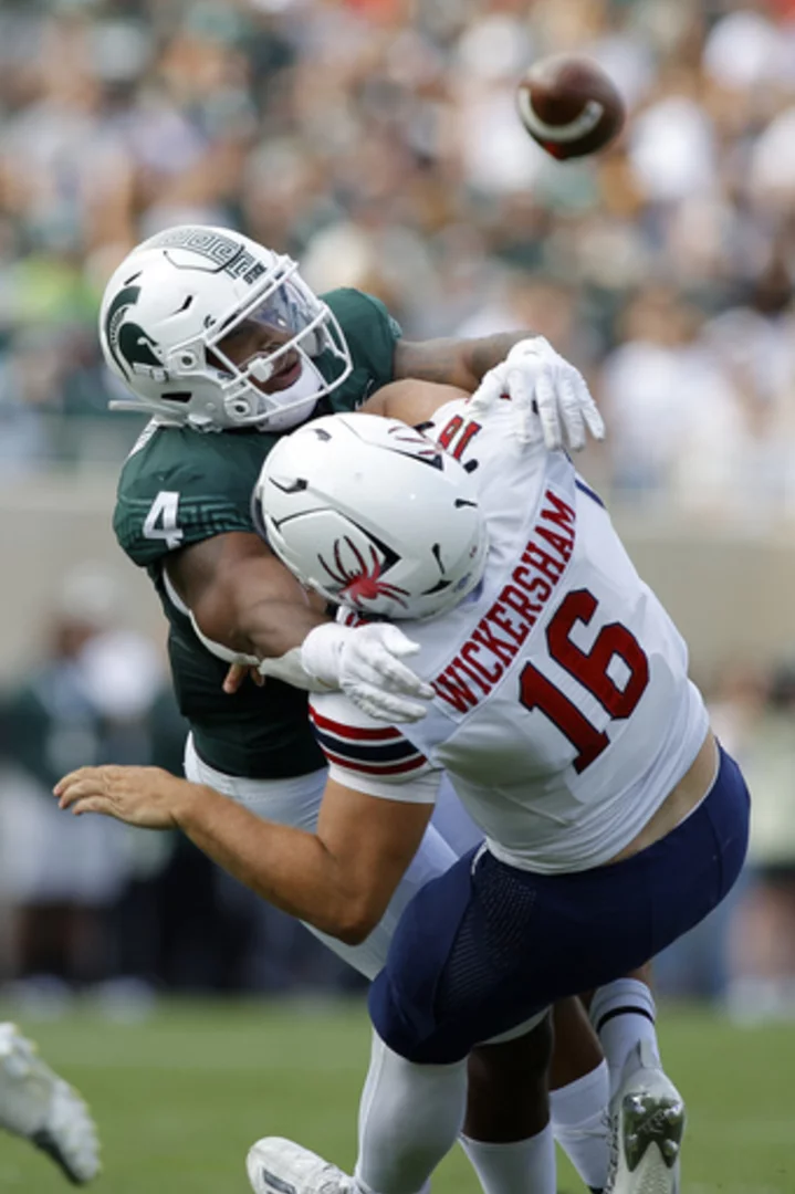 Kim, Carter power Michigan State's 45-14 win over Richmond