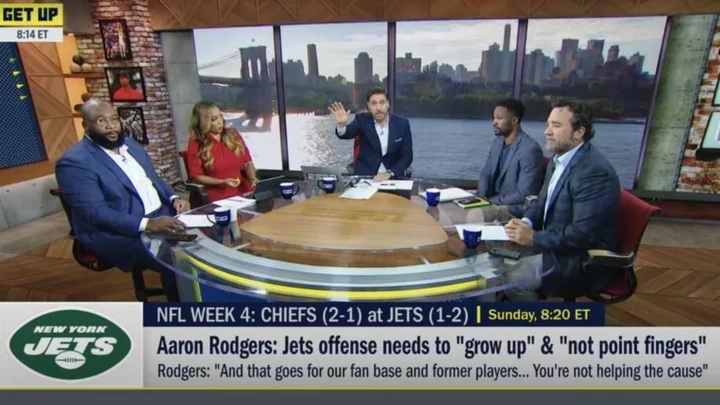Mike Greenberg Refuses to Send 'Get Up' to Break So Segment About the Jets Can Go On Forever
