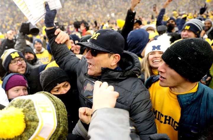 Who will coach Michigan football during Jim Harbaugh's suspension?