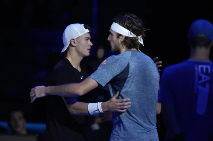 Tsitsipas retires with injury after just three games against Rune at ATP Finals