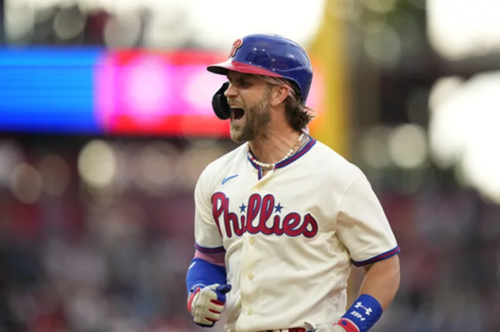Bryce Harper to start at first base for Phillies as team evaluates trade deadline options