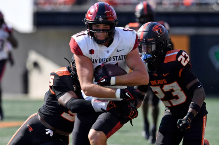 Uiagalelei, No. 16 Oregon State's defense, leads way over San Diego State 26-9