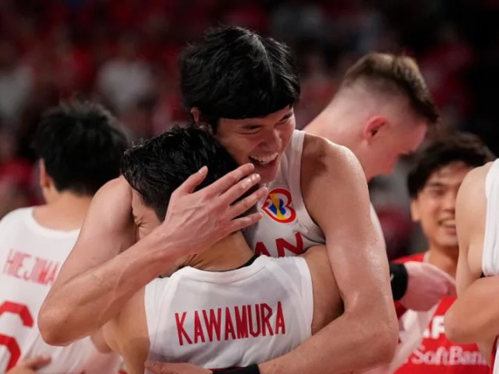 Japan in tears after first ever win against European team in FIBA World Cup