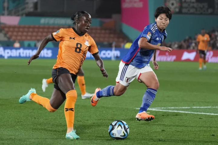 Japan cruises to 5-0 opening win over Zambia at Women's World Cup