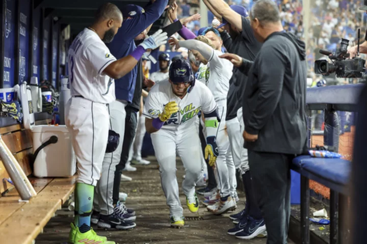 Paredes has 2 homers, 6 RBIs, Glasnow gets 1st win in 2 years, Rays beat Rangers 8-3