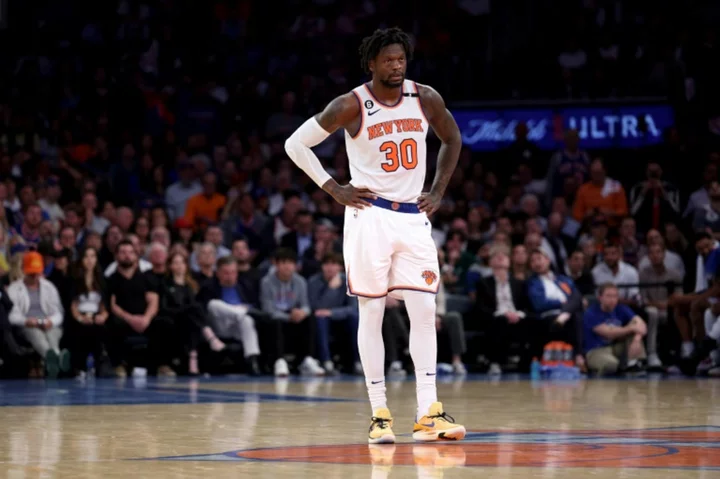 NBA Knicks All-Star forward Randle has left ankle surgery