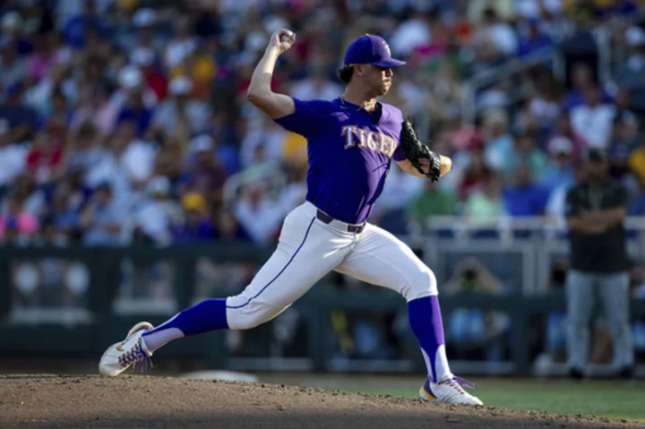 White's homer in 11th sends LSU to College World Series finals with a 2-0 win over No. 1 Wake Forest