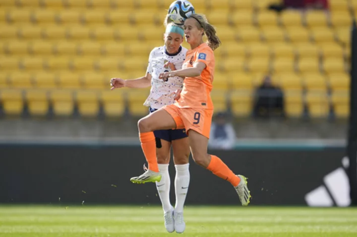 Netherlands stands tall against US at Women's World Cup despite injuries to its forwards