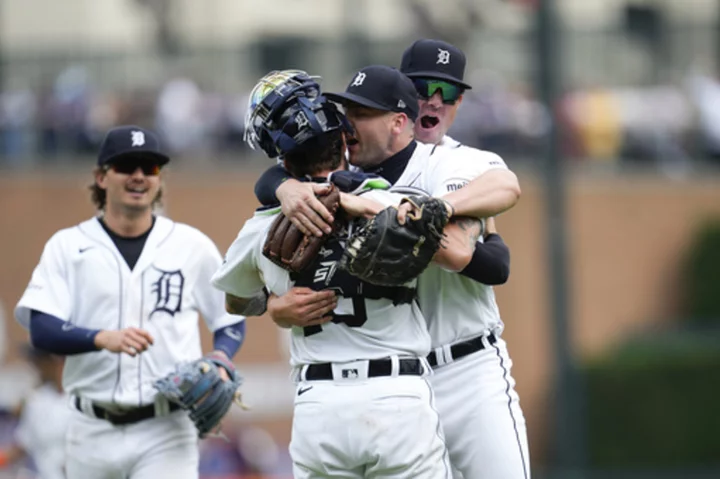 Manning, Foley and Lange toss 1st combined no-hitter in Tigers history in 2-0 win over Blue Jays