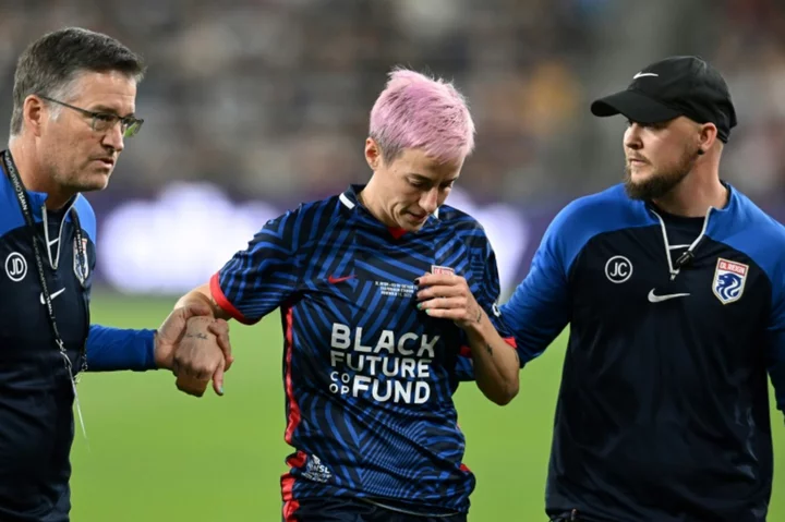 US star Rapinoe injured minutes into final career game