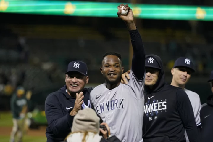 Yankees pitcher Domingo Germán throws 1st perfect game since 2012. It’s the 24th in MLB history