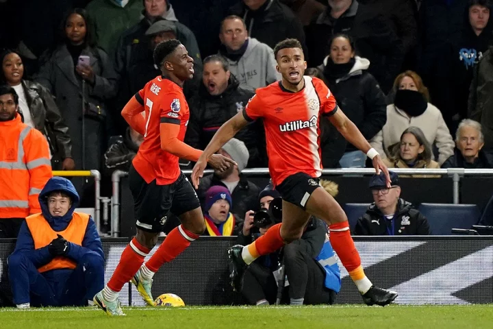 Luton leave it late as Jacob Brown goal sinks Crystal Palace
