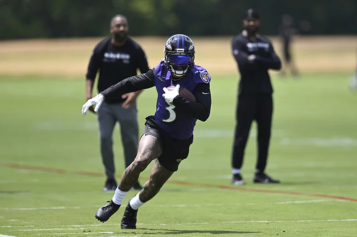 Odell Beckham Jr. suits up for first time in 16 months as Ravens begin minicamp