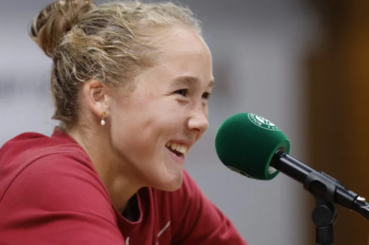 Mirra Andreeva is a teen who doesn't like homework -- and is winning easily at the French Open