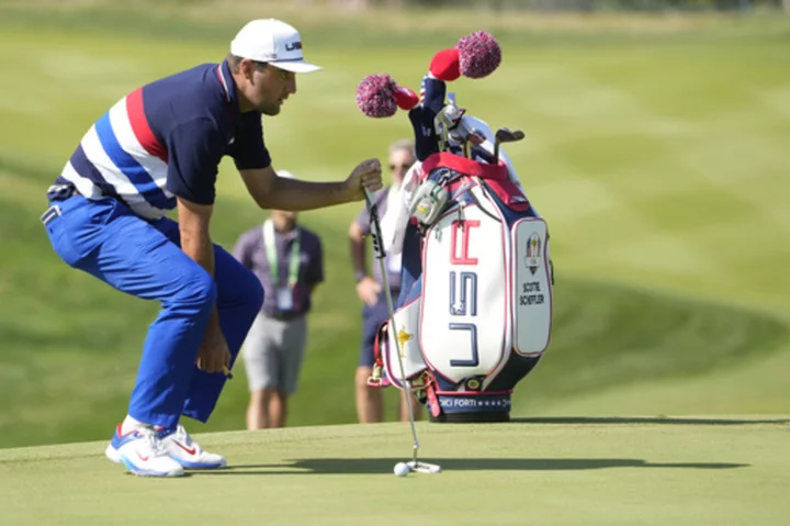 Scheffler hooks up with putting coach and believes he's back on track for Ryder Cup