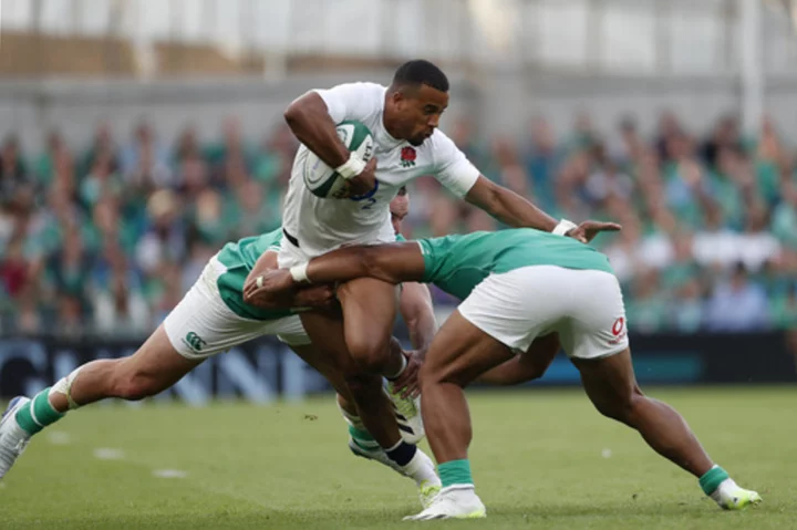 England winger Anthony Watson is out of the Rugby World Cup because of a calf injury