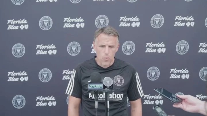 Phil Neville furiously swears at reporter before awkwardly back tracking