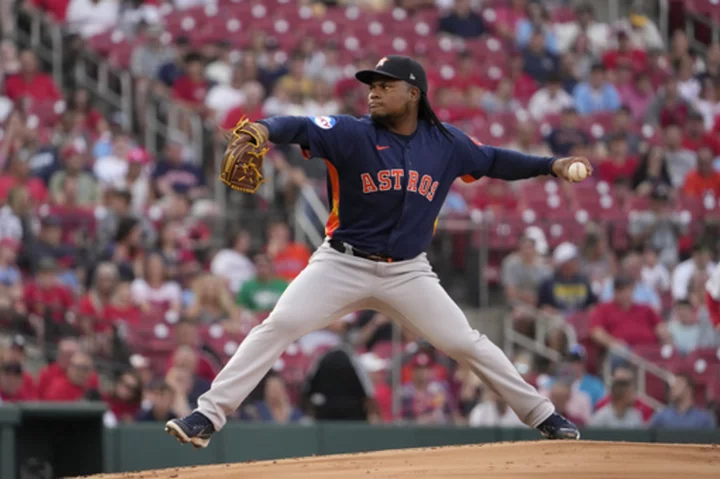 Astros skipping scheduled start for Framber Valdez because of sprained ankle