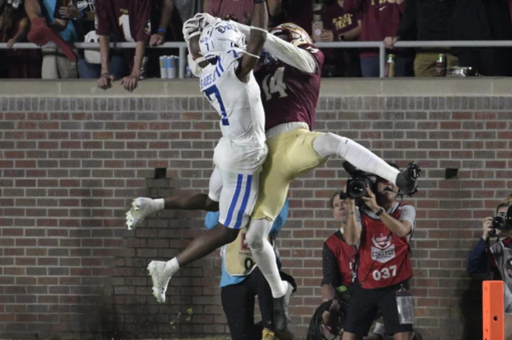 Florida State receiver Johnny Wilson returns to practice and could play against rival Miami