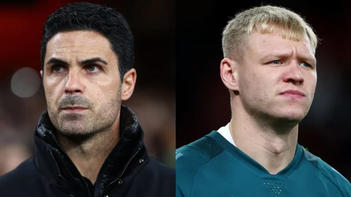Mikel Arteta responds to criticism from Aaron Ramsdale's father