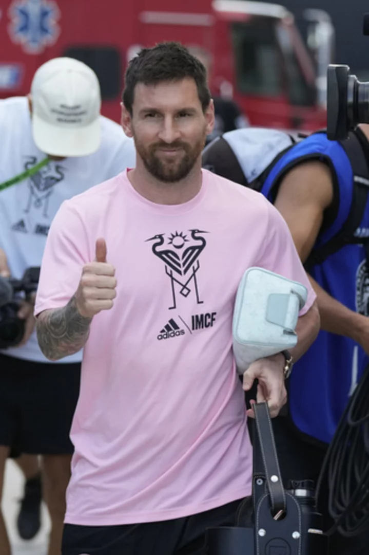 Messi on roster but not starting lineup for Inter Miami's match against Cincinnati