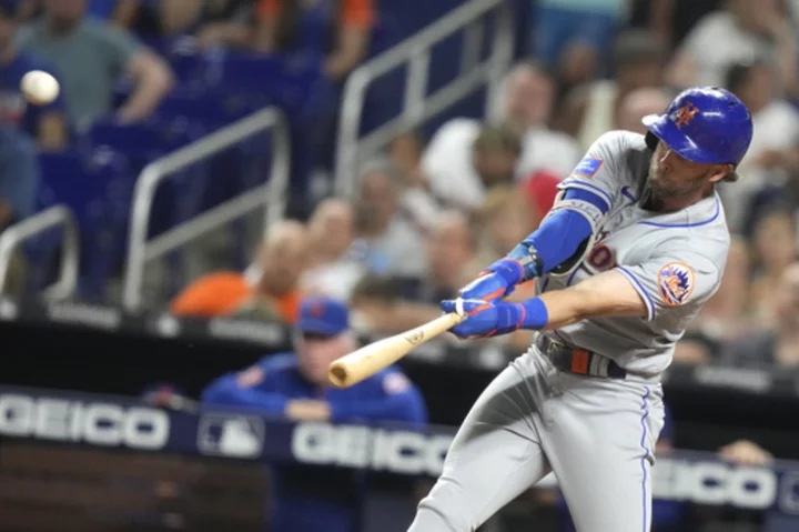 McNeil's tiebreaking homer in 9th lifts Mets to 2-1 win over Marlins