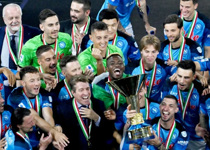 Napoli celebrate title triumph, Ibrahimovic retires