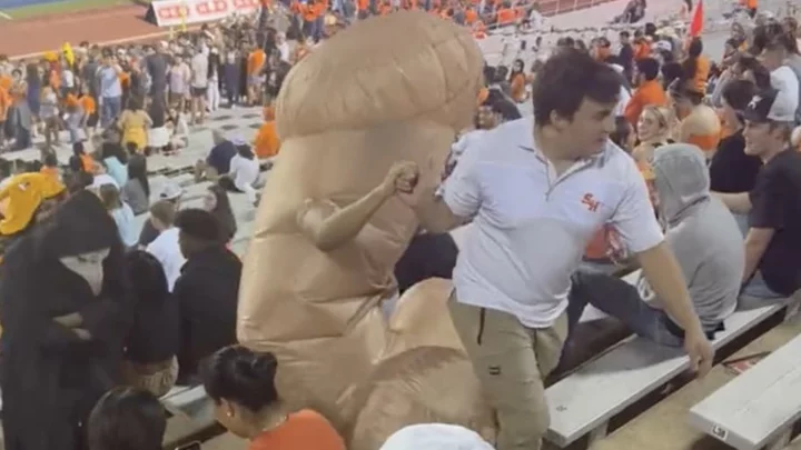 Sam Houston State Blows 21-10 Lead After Fan in Inflatable Penis Costume is Kicked Out of Game