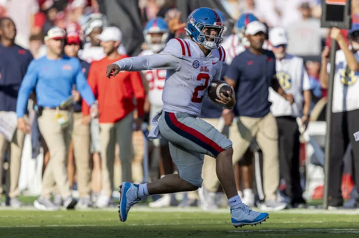 No. 12 LSU visits No. 20 Ole Miss in another Top 25 matchup in the rugged SEC West